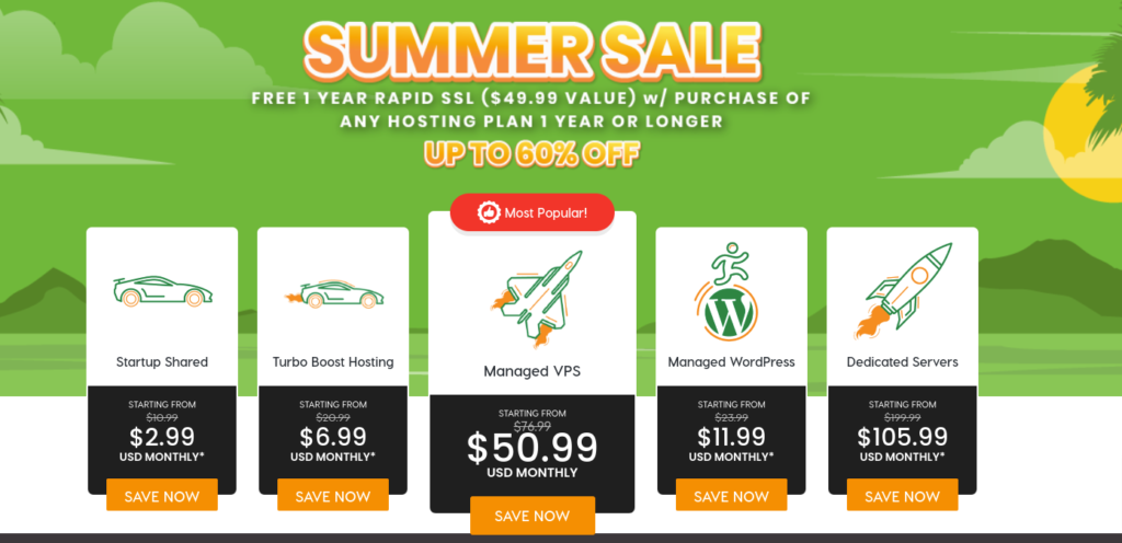 A2 Hosting Summer Sale